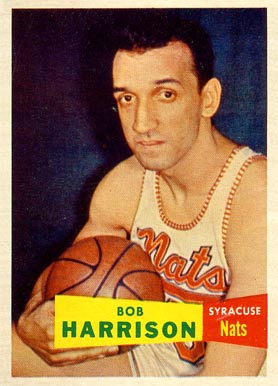 1957 Topps Bob Harrison #63 Basketball Card