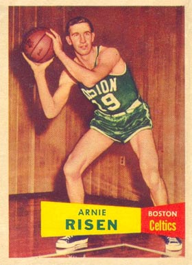 1957 Topps Arnie Risen #40 Basketball Card