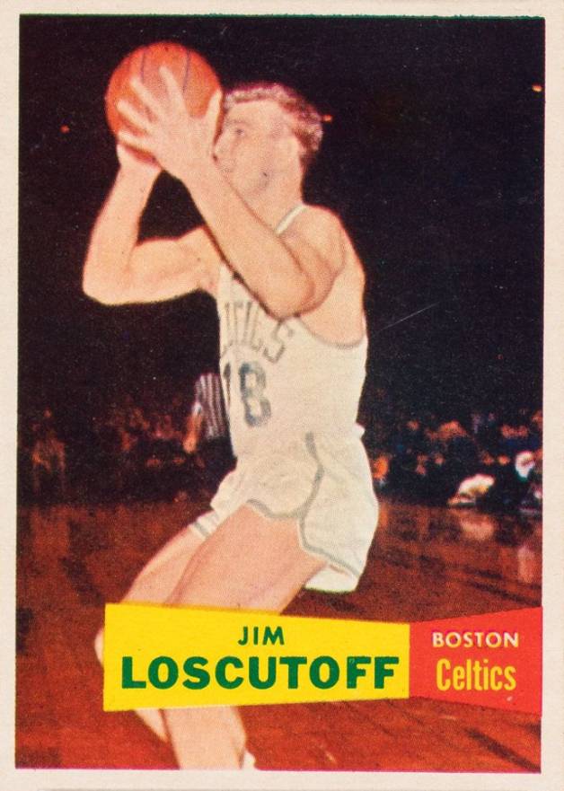 1957 Topps Jim Loscutoff #39 Basketball Card