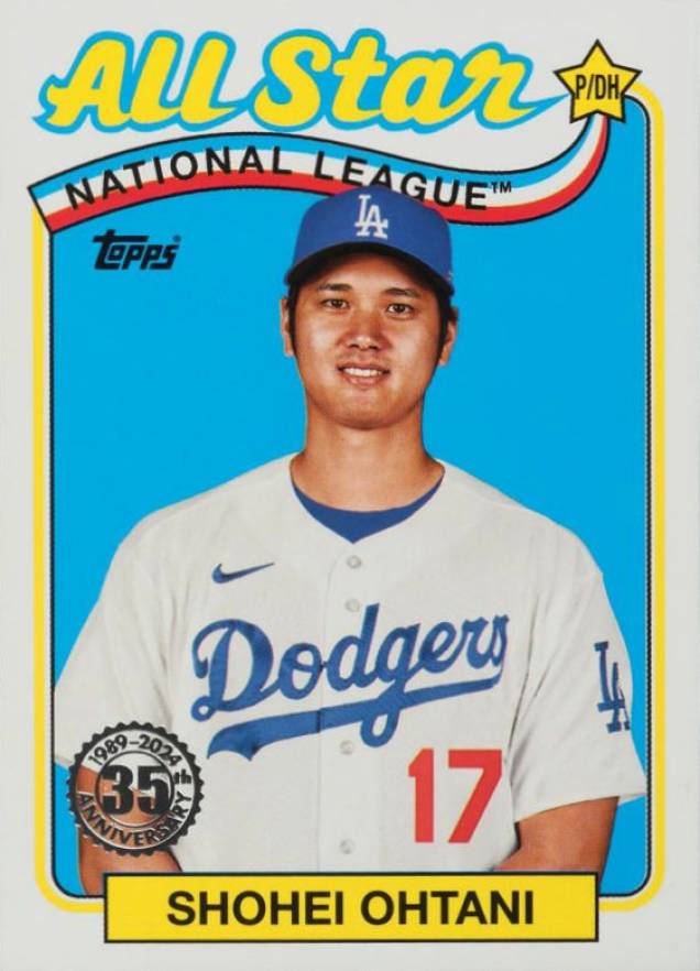 2024 Topps 1989 Topps Baseball All-Star Shohei Ohtani #1 Baseball Card