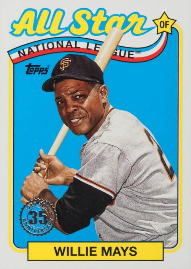 2024 Topps 1989 Topps Baseball All-Star Willie Mays #4 Baseball Card