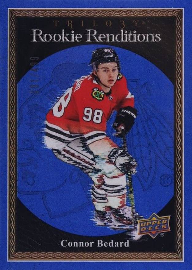 2023 Upper Deck Trilogy Rookie Renditions Connor Bedard #RR10 Hockey Card