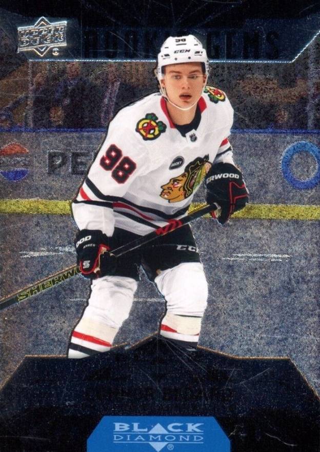 2023 Upper Deck Extended Series 2007-08 Black Diamond Retros Connor Bedard #BD44 Hockey Card