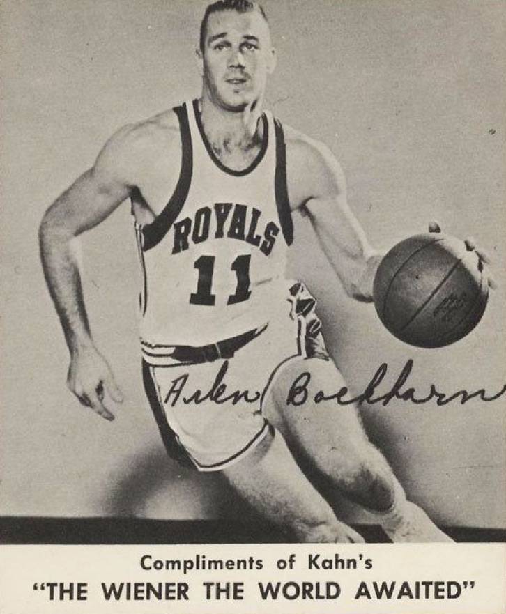 1960 Kahn's Wieners Arlen Bockhorn # Basketball Card