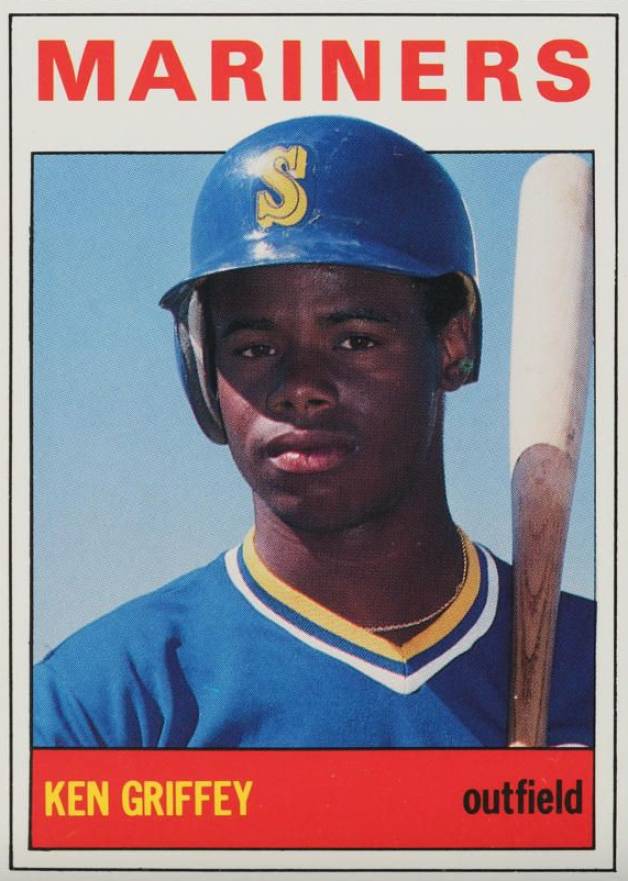 1989 SCD Baseball Pocket Price Guides-Hand Cut Ken Griffey Jr. #3 Baseball Card