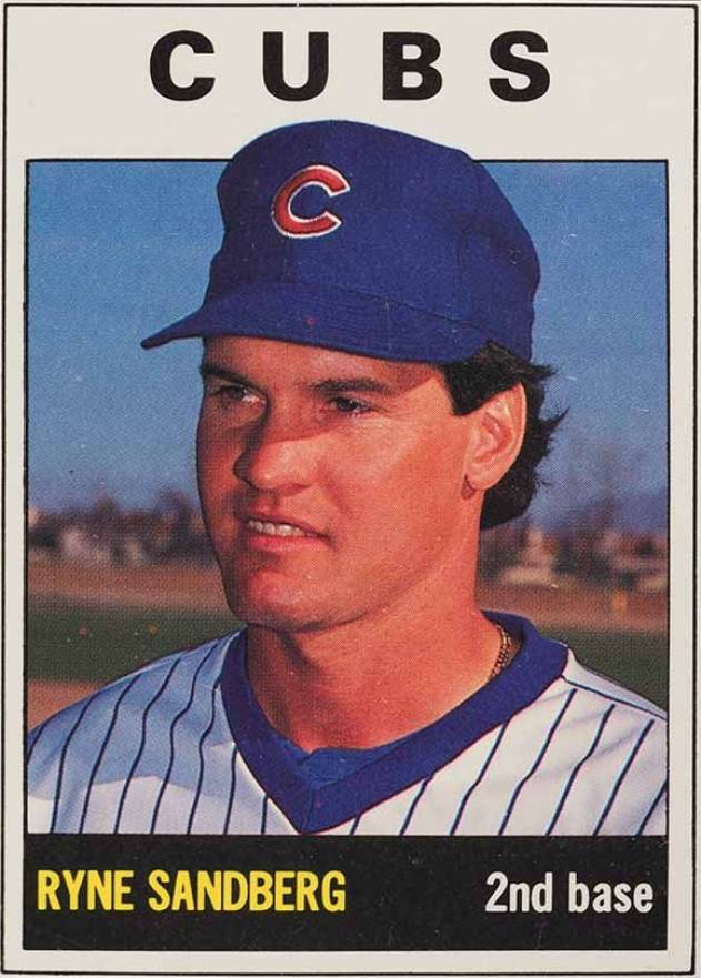 1989 SCD Baseball Pocket Price Guides-Hand Cut Ryne Sandberg #5 Baseball Card