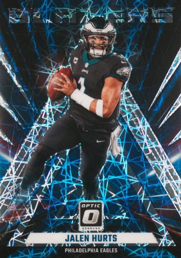 2023 Panini Donruss Optic Blazers Jalen Hurts #1 Football Card