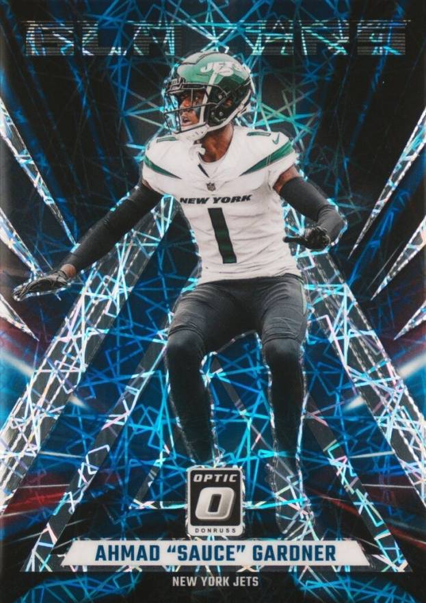 2023 Panini Donruss Optic Blazers Sauce Gardner #10 Football Card