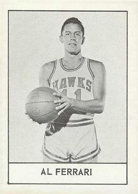 1961 Hawks Essex Meats Al Ferrari # Basketball Card