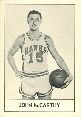 1961 Hawks Essex Meats John McCarthy # Basketball Card