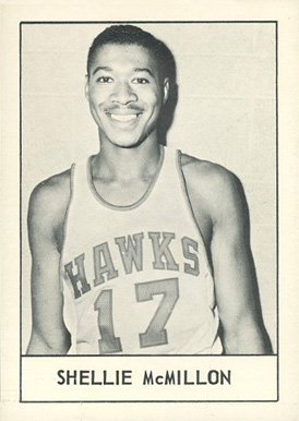 1961 Hawks Essex Meats Shellie McMillon # Basketball Card