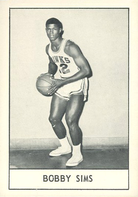 1961 Hawks Essex Meats Bobby Sims # Basketball Card