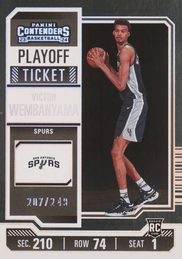 2023 Panini Contenders Victor Wembanyama #11 Basketball Card