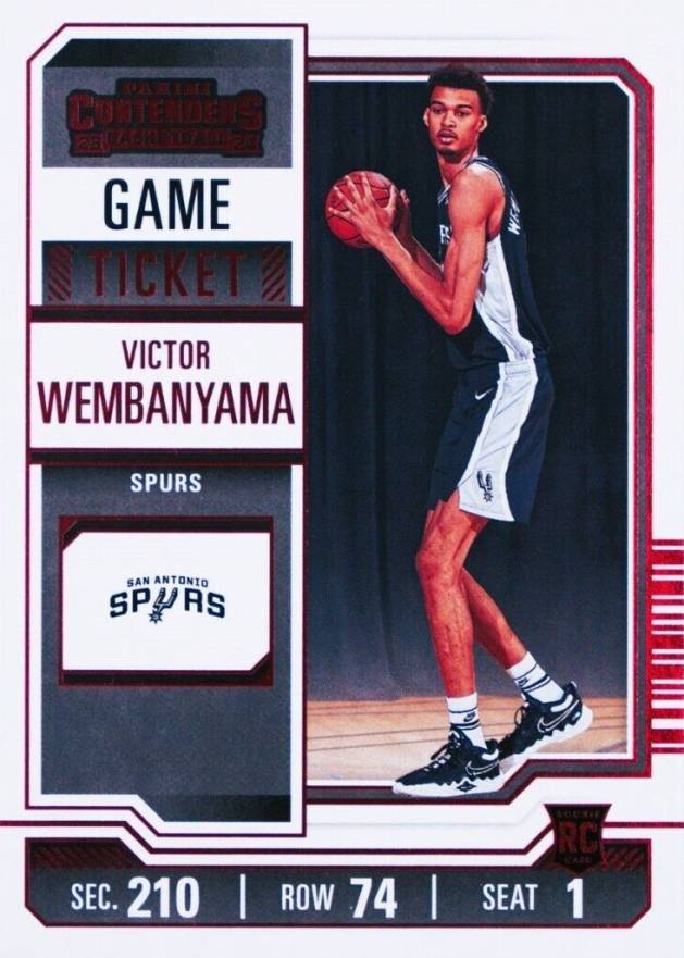 2023 Panini Contenders Victor Wembanyama #11 Basketball Card