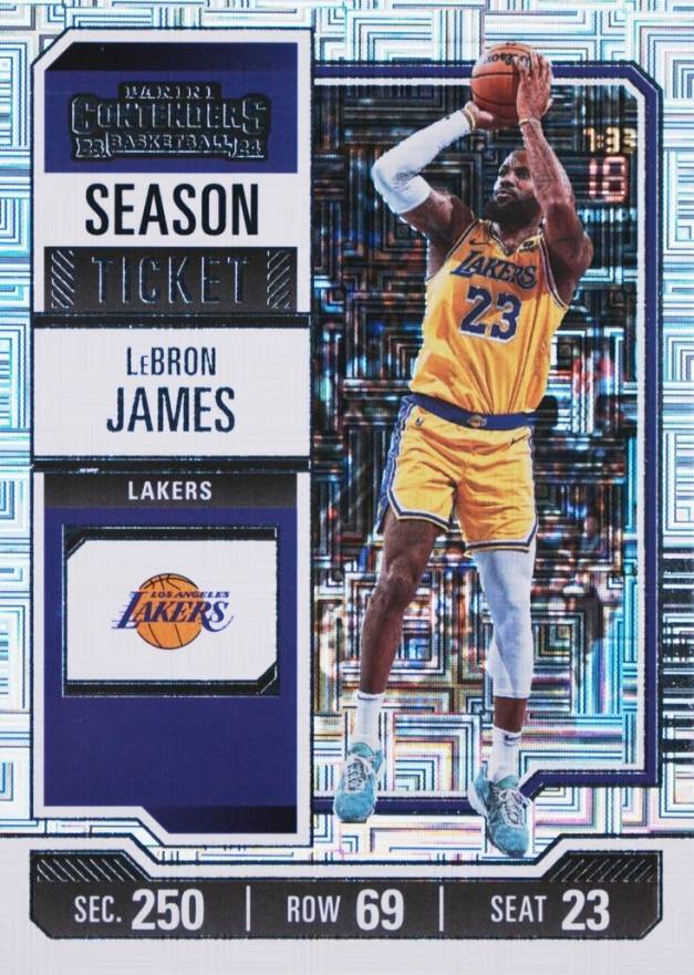 2023 Panini Contenders LeBron James #46 Basketball Card