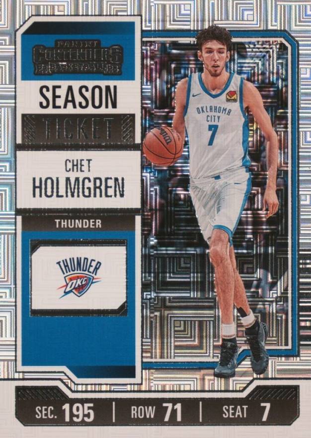 2023 Panini Contenders Chet Holmgren #33 Basketball Card