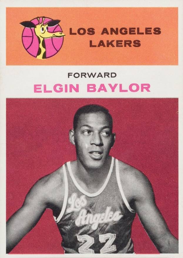 1961 Fleer Elgin Baylor #3 Basketball Card