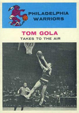 1961 Fleer Tom Gola #51 Basketball Card