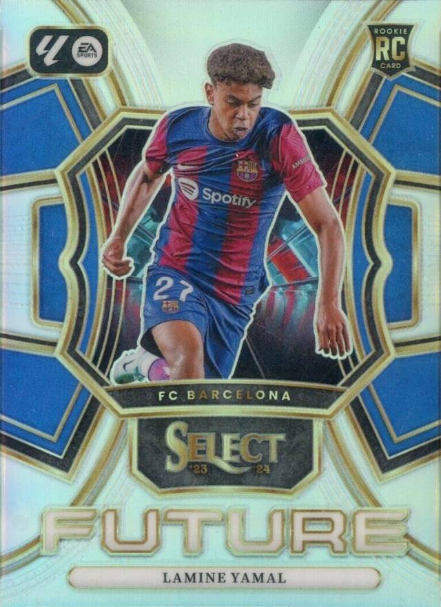 2023 Panini Select La Liga Select Future Lamine Yamal #15 Soccer Card