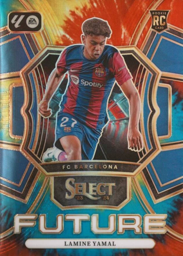 2023 Panini Select La Liga Select Future Lamine Yamal #15 Soccer Card