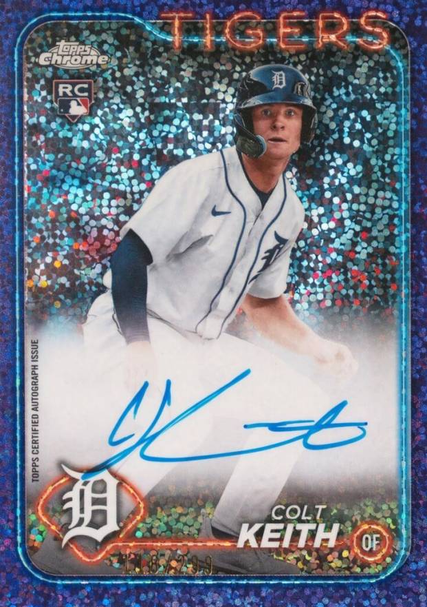 2024 Topps Chrome Rookie Autographs Colt Keith #RACKE Baseball Card