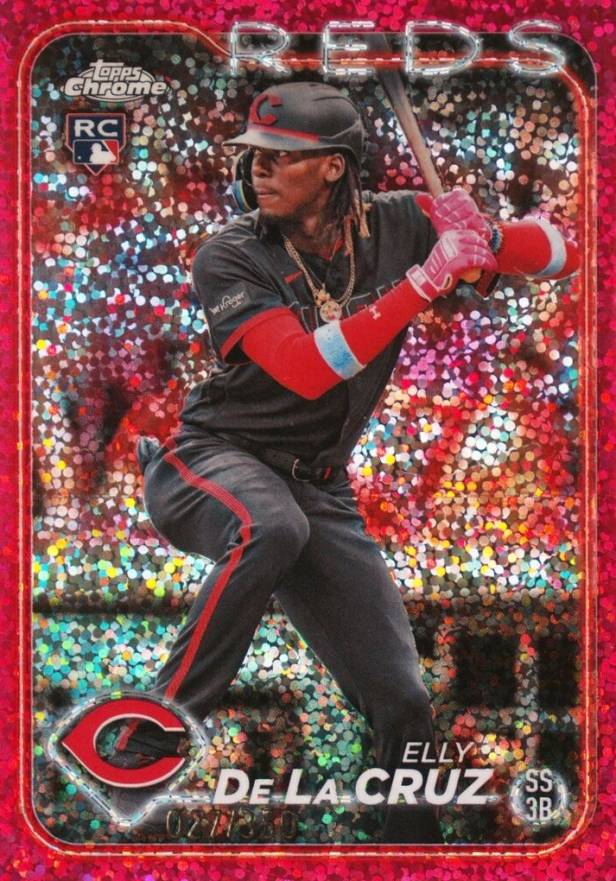 2024 Topps Chrome Elly de La Cruz #44 Baseball Card