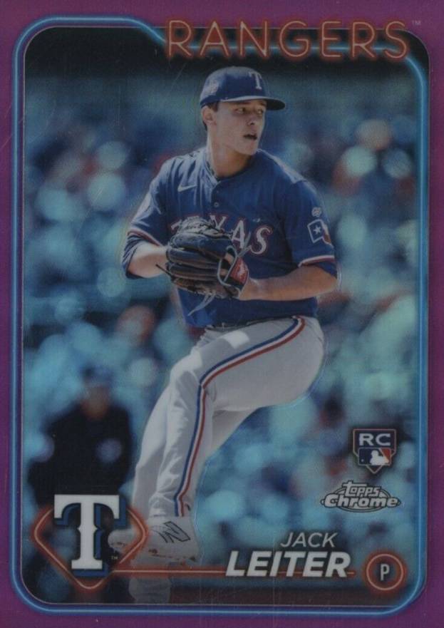 2024 Topps Chrome Jack Leiter #111 Baseball Card