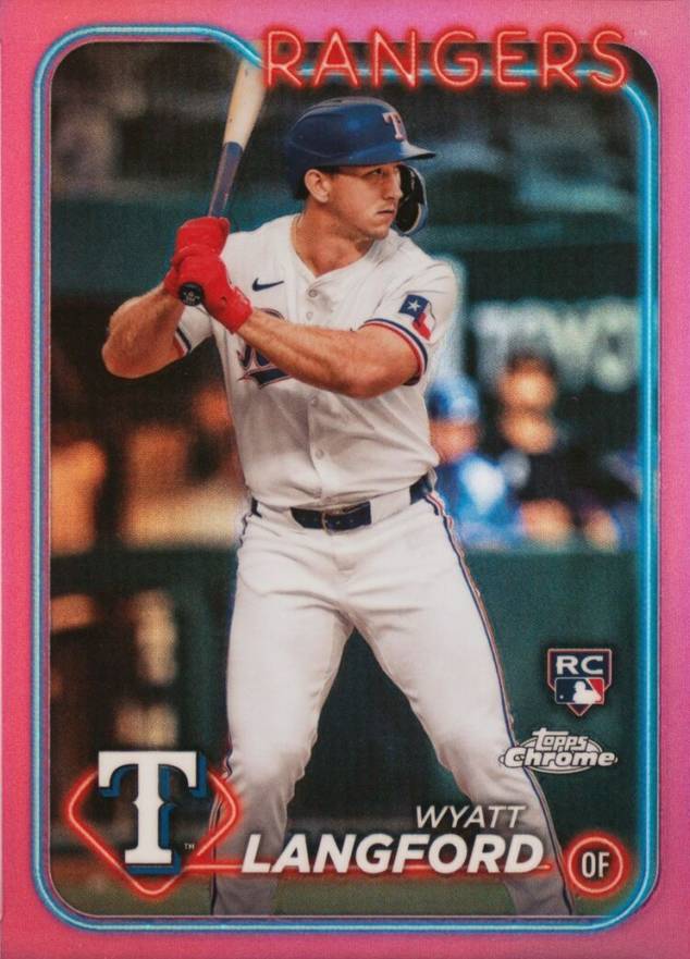 2024 Topps Chrome Wyatt Langford #122 Baseball Card