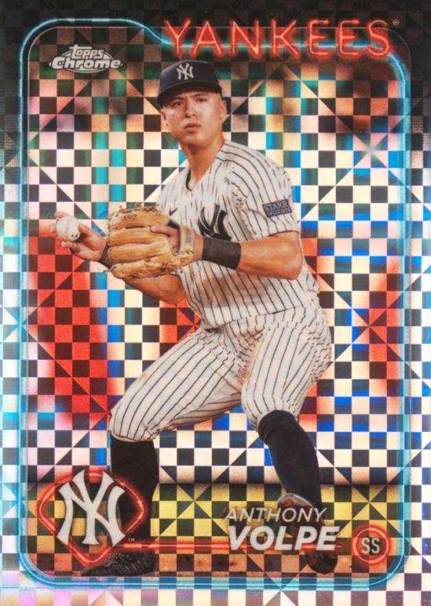 2024 Topps Chrome Anthony Volpe #236 Baseball Card