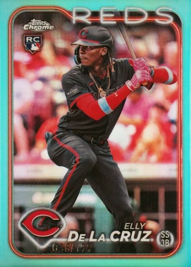 2024 Topps Chrome Elly de La Cruz #44 Baseball Card