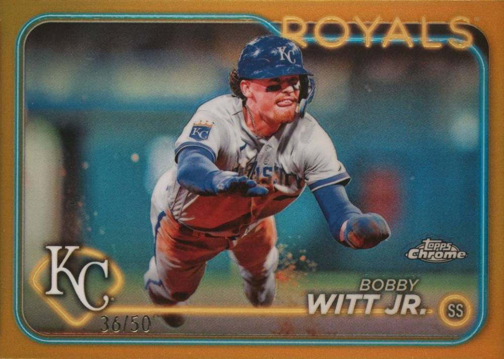 2024 Topps Chrome Bobby Witt Jr. #120 Baseball Card