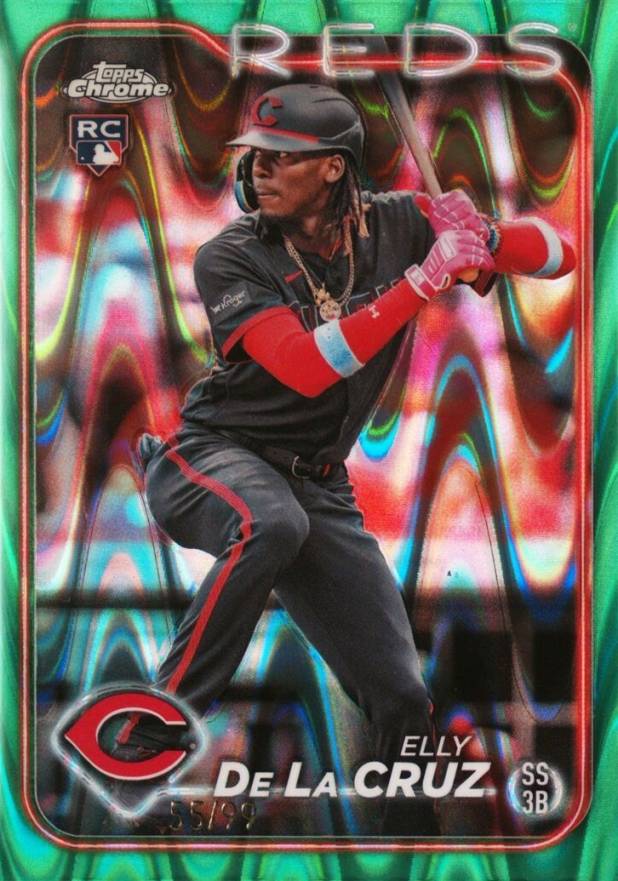 2024 Topps Chrome Elly de La Cruz #44 Baseball Card