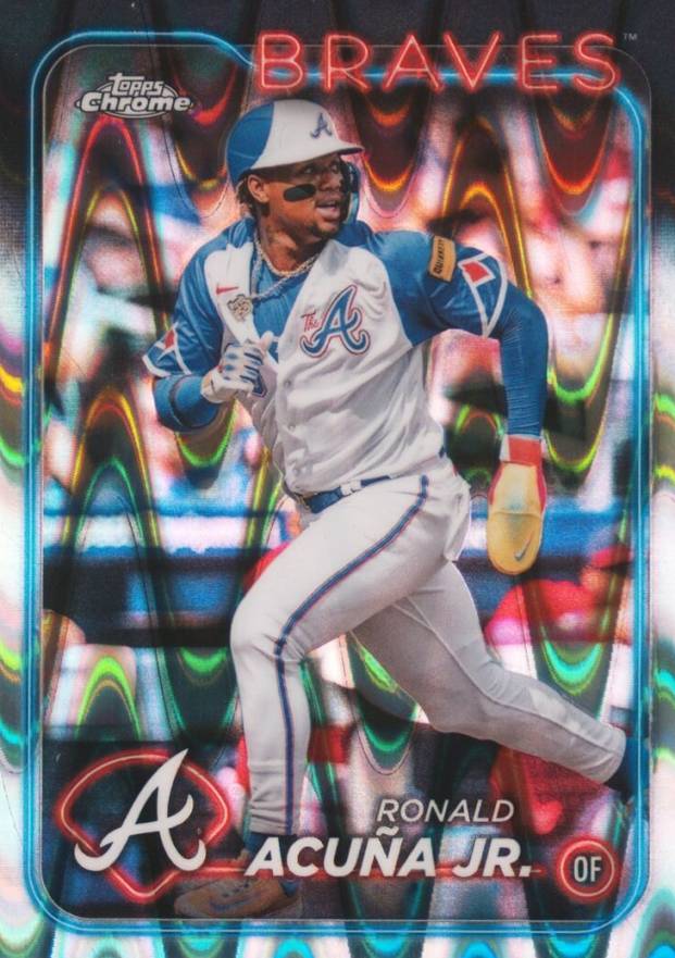 2024 Topps Chrome Ronald Acuna Jr. #250 Baseball Card