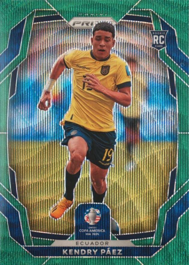 2024 Panini Prizm Conmebol Copa America Kendry Paez #69 Soccer Card