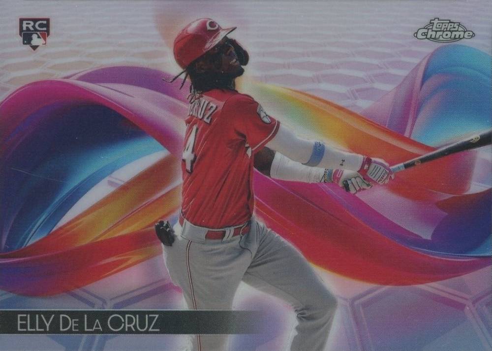 2024 Topps Chrome Helix Elly de La Cruz #HX11 Baseball Card