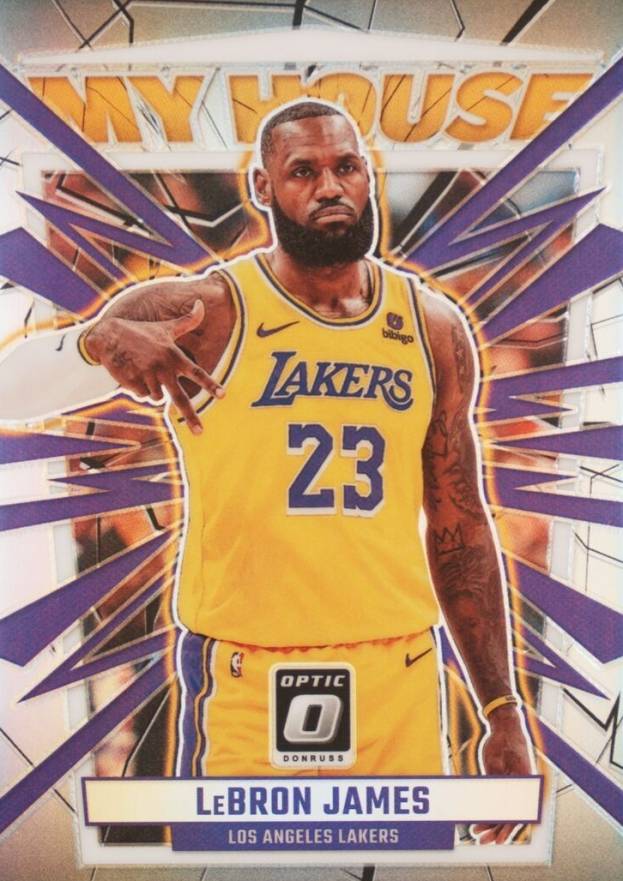 2023 Panini Donruss Optic My House LeBron James #2 Basketball Card