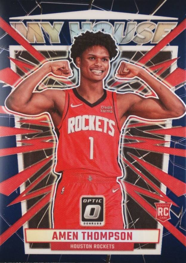 2023 Panini Donruss Optic My House Amen Thompson #19 Basketball Card