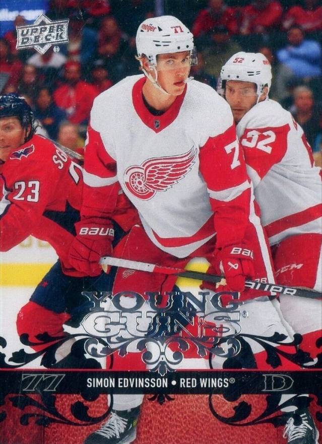 2023 Upper Deck Extended Series 2008-09 Upper Deck Retro Simon Edvinsson #T38 Hockey Card