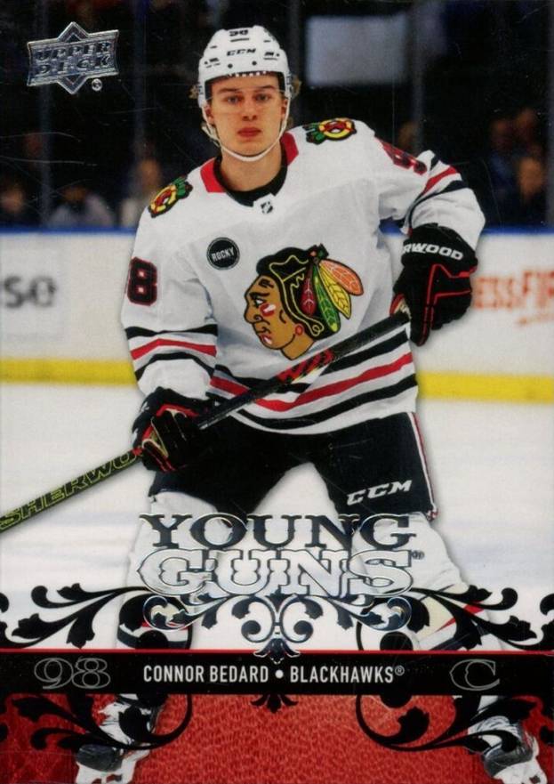 2023 Upper Deck Extended Series 2008-09 Upper Deck Retro Connor Bedard #T47 Hockey Card