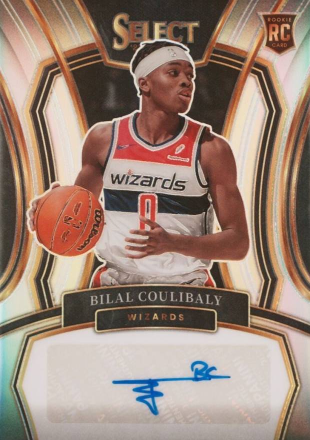 2023 Panini Select Rookie Signatures Bilal Coulibaly #RSBIL Basketball Card