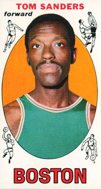 1969 Topps Tom Sanders #72 Basketball Card