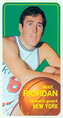 1970 Topps Mike Riordan #26 Basketball Card