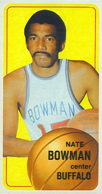 1970 Topps Nate Bowman #138 Basketball Card