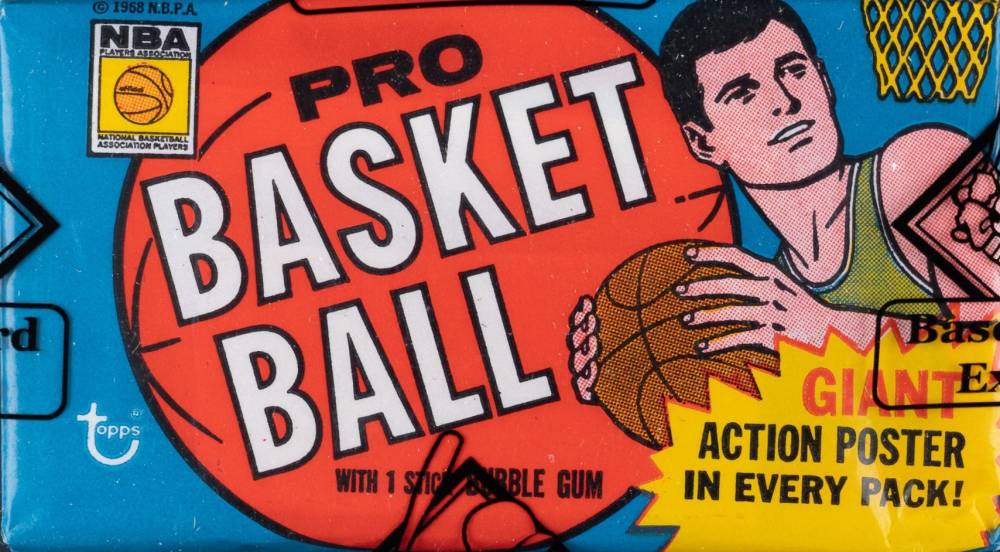 1970 Topps Wax Pack #WP Basketball Card