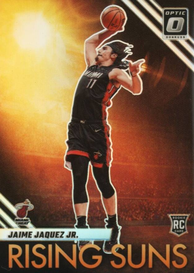 2023 Panini Donruss Optic Rising Suns Jaime Jaquez Jr. #20 Basketball Card