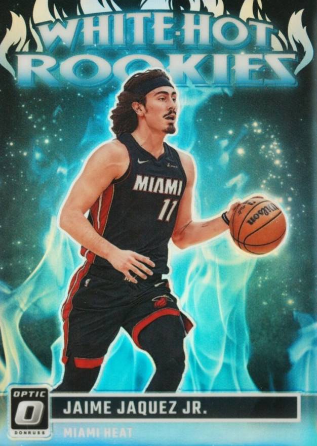 2023 Panini Donruss Optic White Hot Rookies Jaime Jaquez Jr. #13 Basketball Card