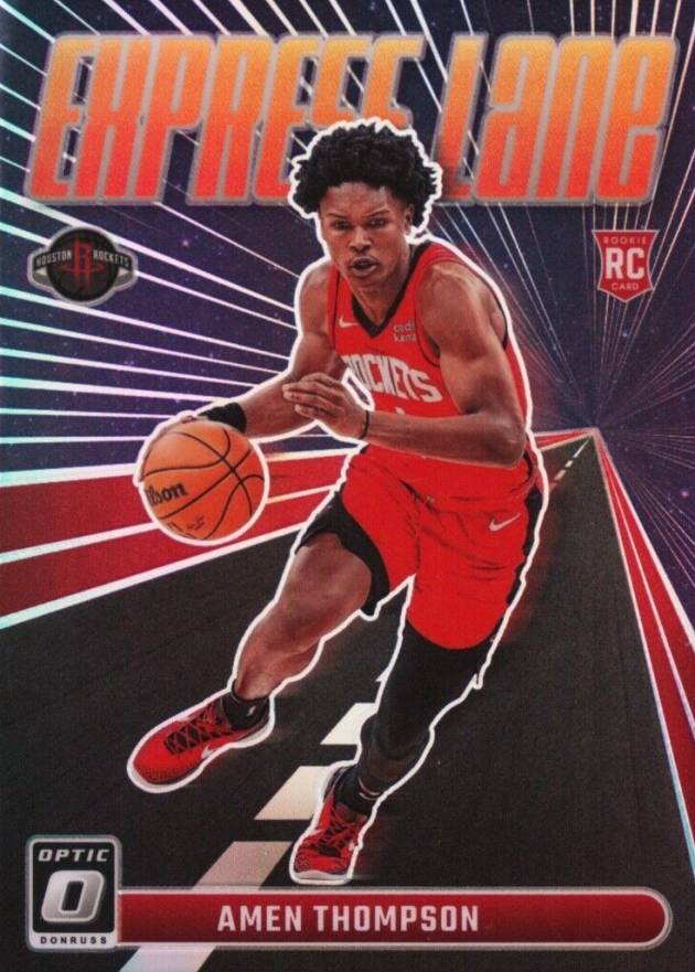 2023 Panini Donruss Optic Express Lane Amen Thompson #2 Basketball Card