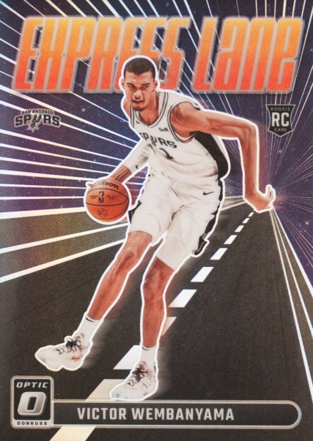 2023 Panini Donruss Optic Express Lane Victor Wembanyama #8 Basketball Card