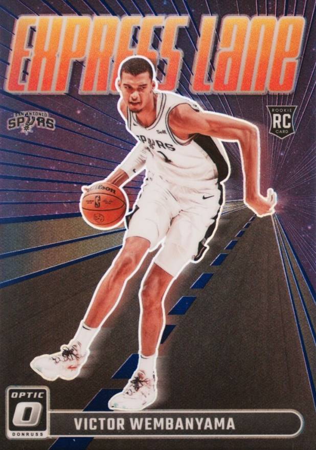 2023 Panini Donruss Optic Express Lane Victor Wembanyama #8 Basketball Card