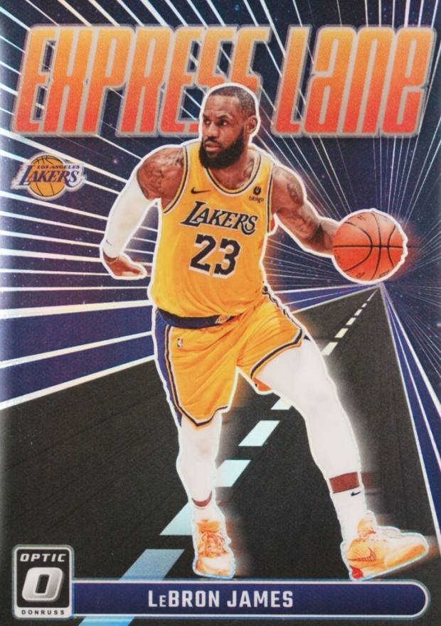 2023 Panini Donruss Optic Express Lane LeBron James #9 Basketball Card